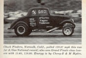 A/G Champion and NHRA Record Chuck Finders